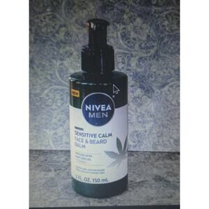 Nivea Men Sensitive Calm Face & Beard Balm W/ Hemp Seed & Vitamin E 5 Floz.